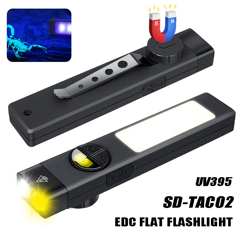 Outdoor Lighting Black - Torcia multifunzionale COB + LED con
