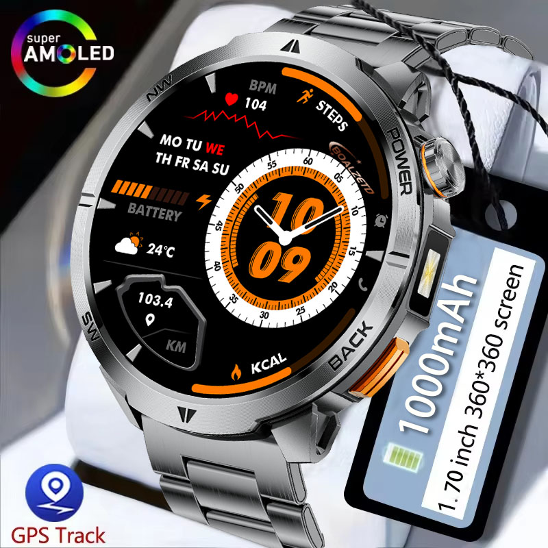 Outdoor Lighting Track - Nuovo Smartwatch 2026 con Batteria da
