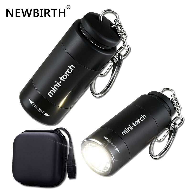 Outdoor Lighting Black - Torcia portachiavi tascabile a luce forte