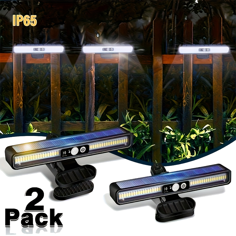 Outdoor Lighting Waterproof - Luci solari a clip con sensore