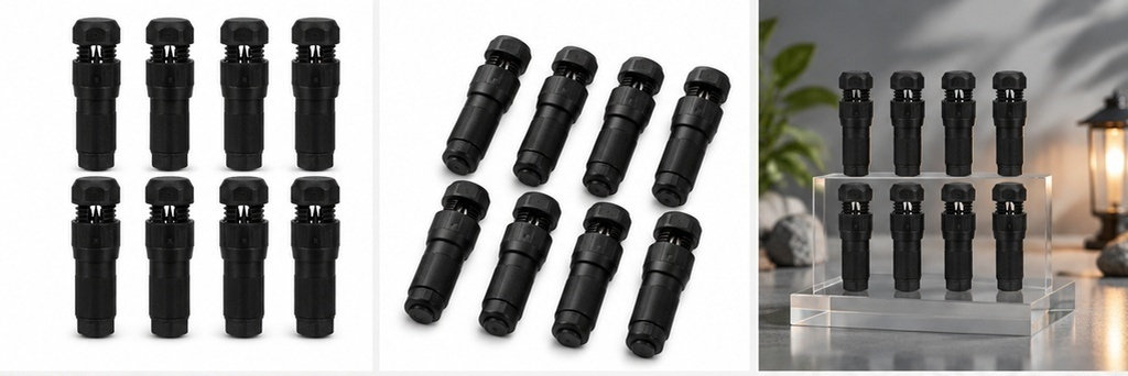 Outdoor Lighting And Landscape - 8 connettori impermeabili a bassa tensione