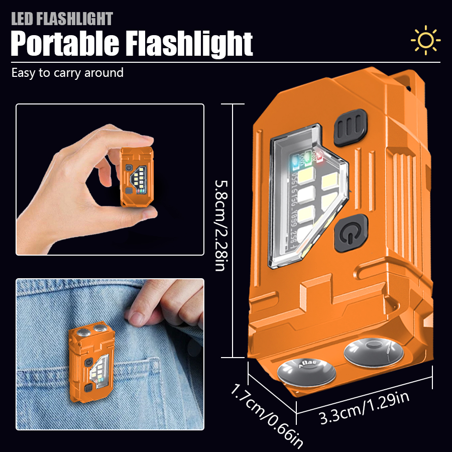 Mini Torcia Portachiavi EDC Ri - Outdoor Lighting Black recensione e prezzo