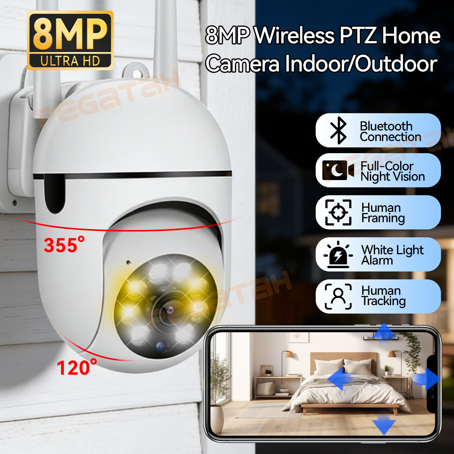 Telecamera CCTV IP Wifi da 8MP - Outdoor Lighting Track recensione e prezzo