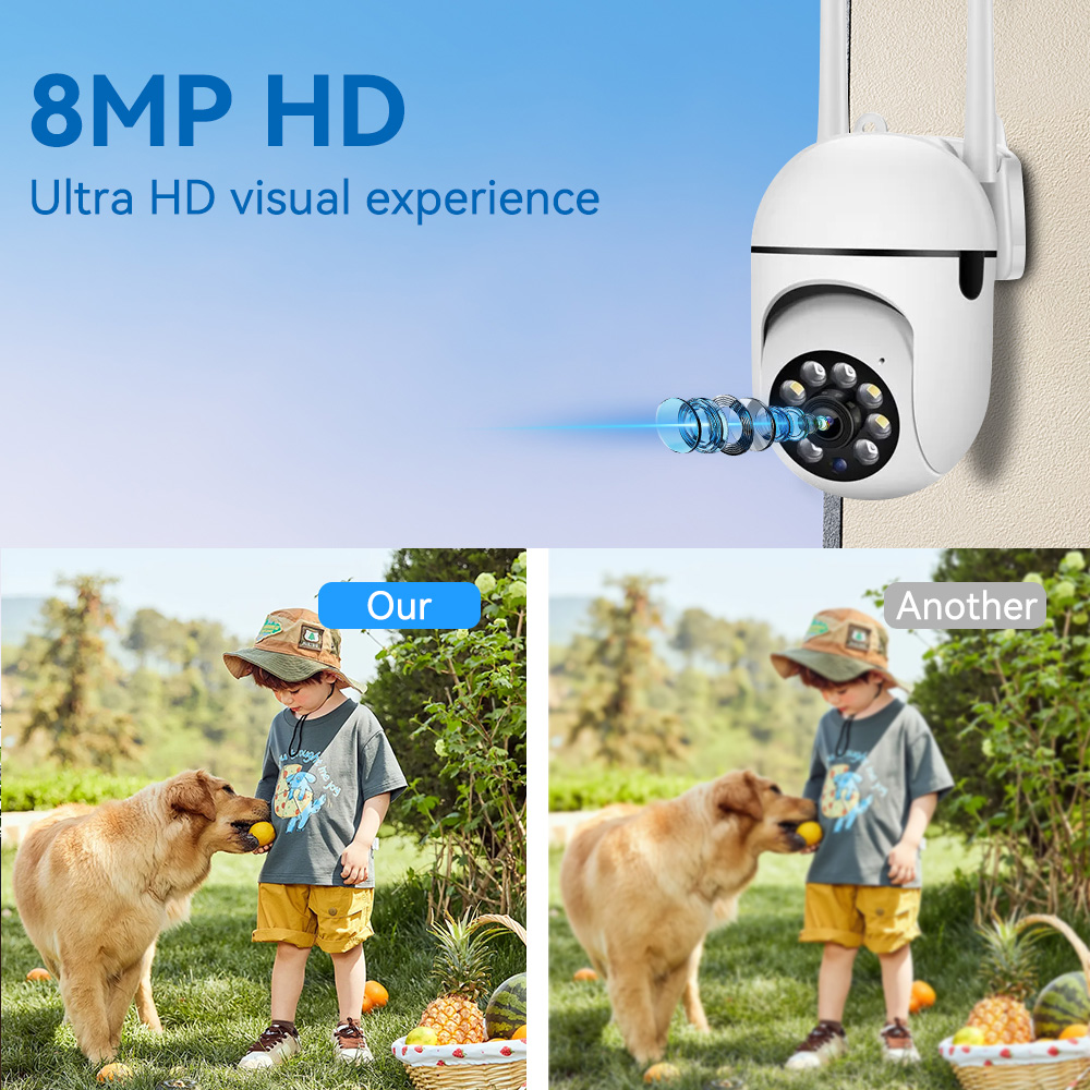 Telecamera CCTV IP Wifi da 8MP - Outdoor Lighting Track recensione e prezzo