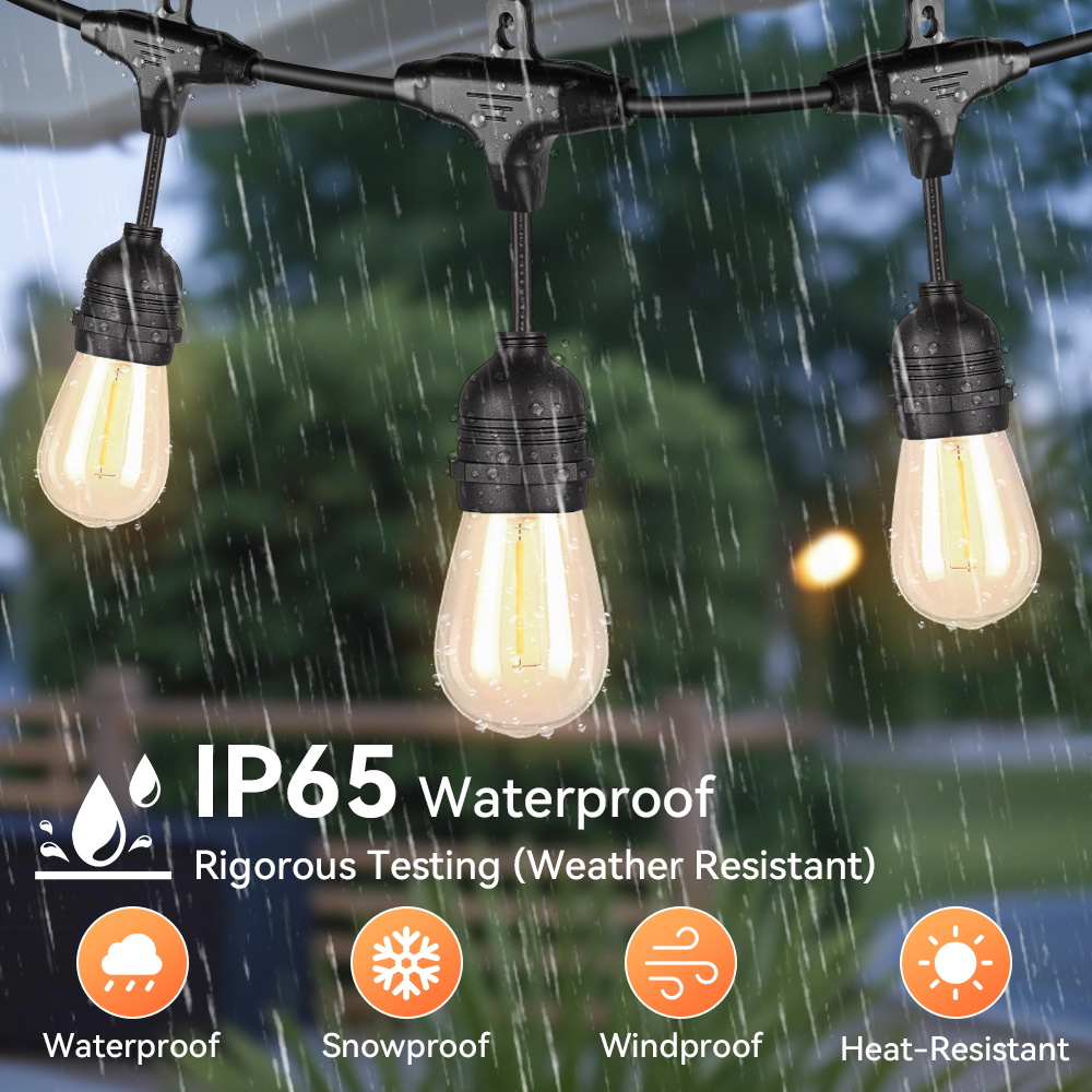 E27 Luci a stringa per esterni - Outdoor Lighting Uk recensione e prezzo